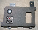 Switches installed on plate