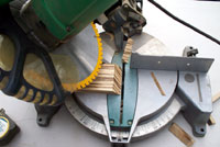 Cutting angle at base